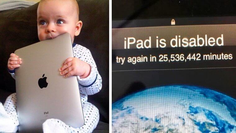 When Your Child Locks Your iPad For 48 Years