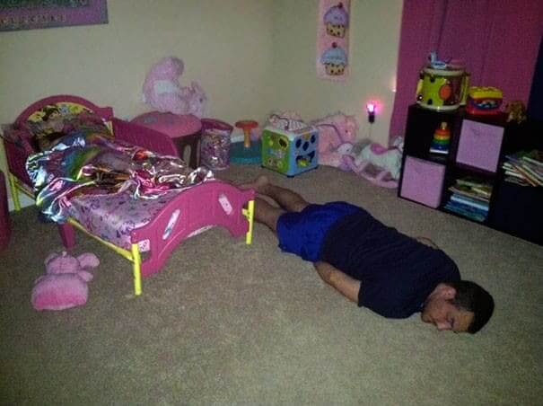 When Dad Tries To Put The Children To Sleep