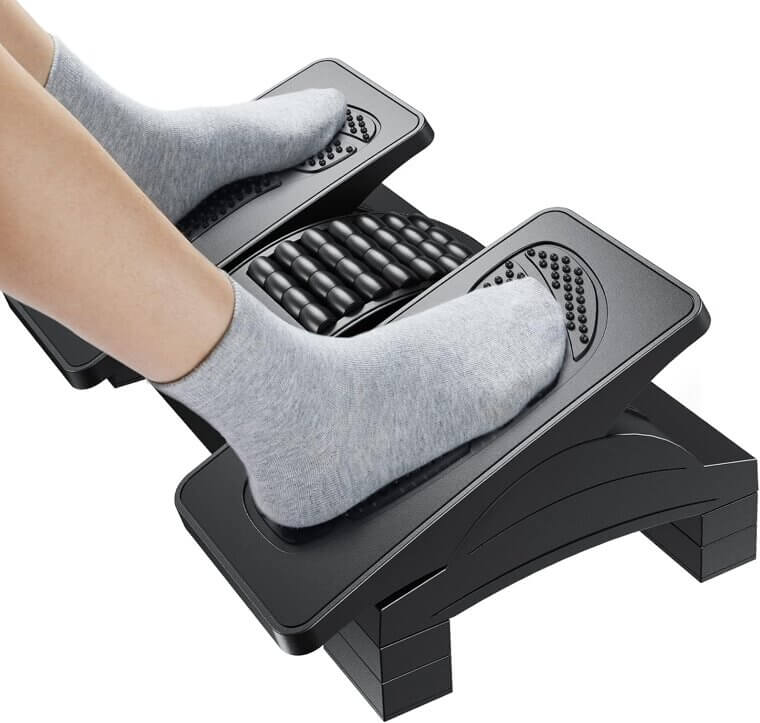 HUANUO Foot Rest: Ergonomic Comfort for Work & Play - 31% Off!