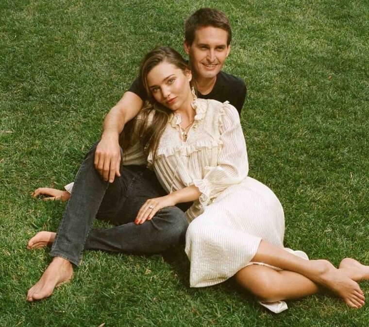 Miranda Kerr and Evan Spiegel