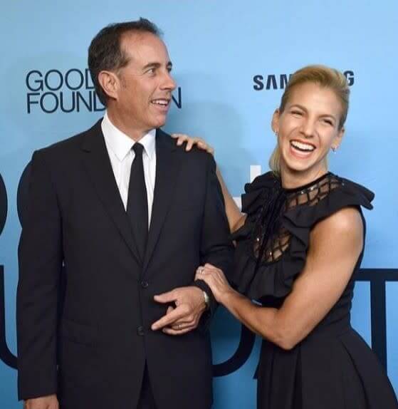 Jerry Seinfeld and Jessica Sklar