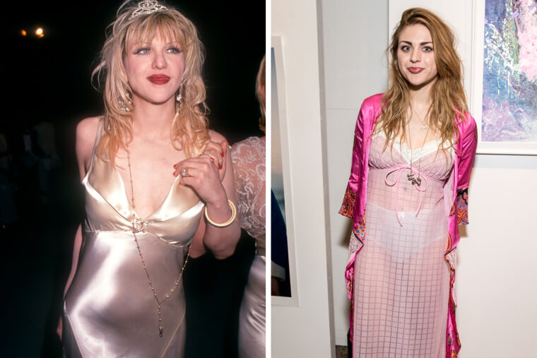 Frances Bean Cobain in Courtney Love’s 1990s Slip Dresses