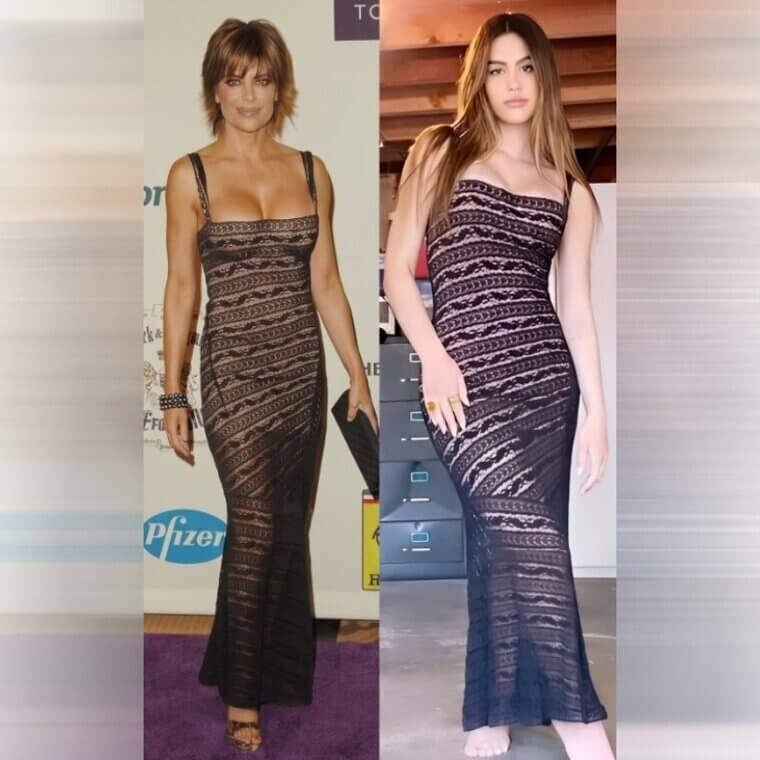 Amelia Gray Hamlin in Lisa Rinna’s 2003 Vintage Alaïa