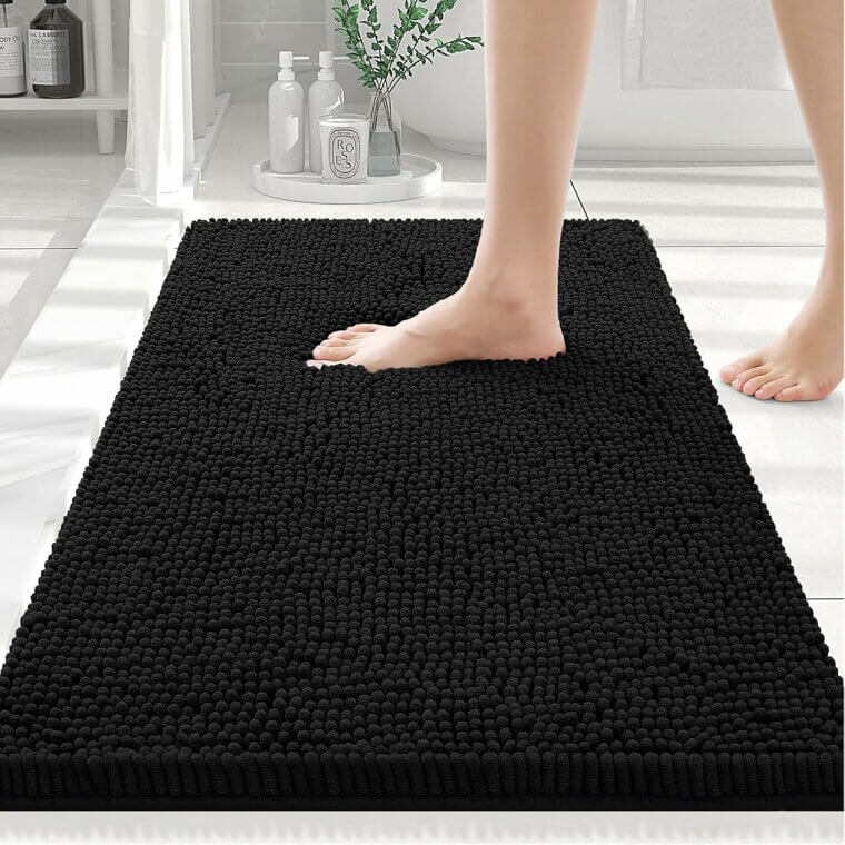 Smiry Chenille Bath Rug - Luxurious Comfort for Your Bathroom - Enjoy 33% Off!