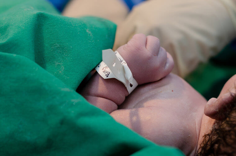 Seeing Her Son For The First Time