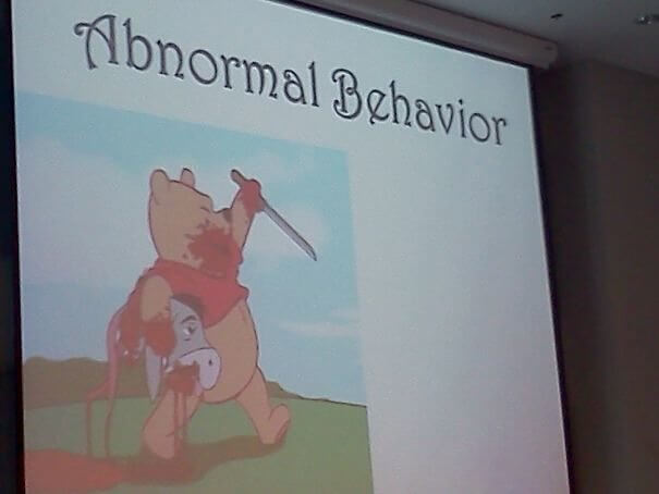 An Opening Slide About Abnormal Psychology Behaviors