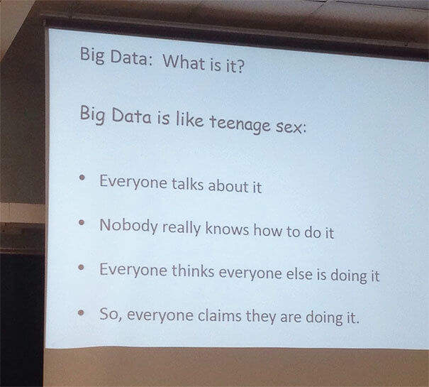 How Today's Class Slide Broke Down Big Data