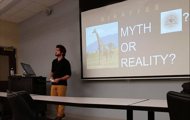 This Speech Was About the Existence of Giraffes