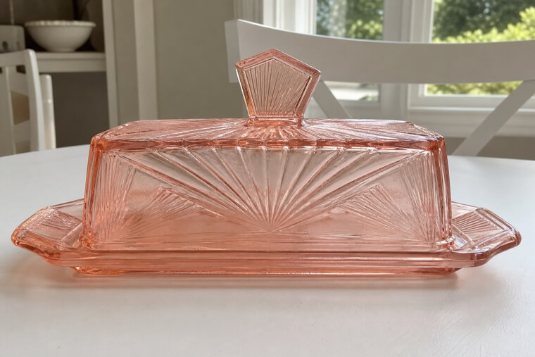 Sierra Pink Butter Dish Surprises At Auction