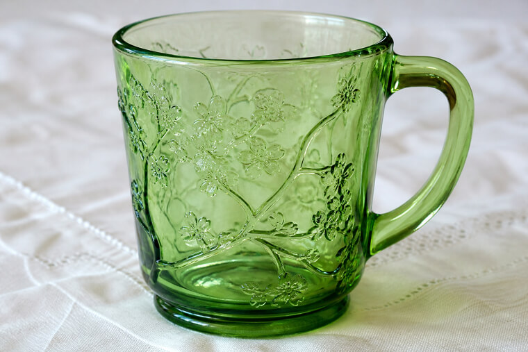 Cherry Blossom Green Mug Is Rare
