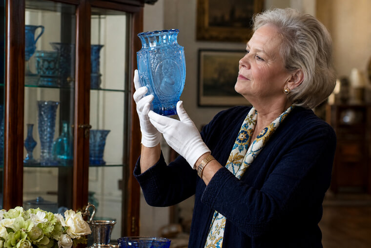 Aunt Polly Blue Vase Is Quietly Soaring