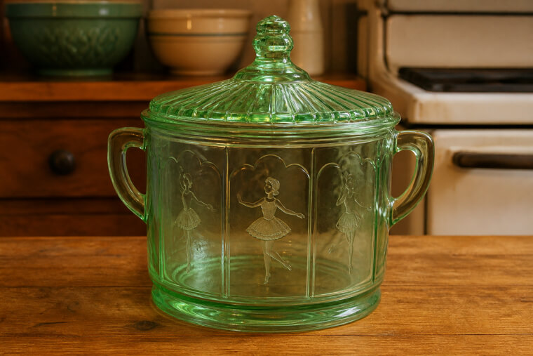 Cameo Green Cookie Jar Worth $400