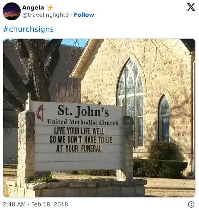 Please Don't Make Us Lie at Your Funeral