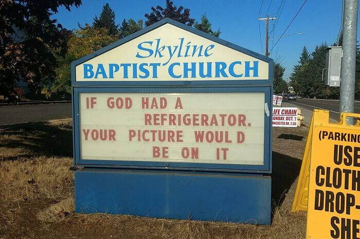 God's Refrigerator Love!