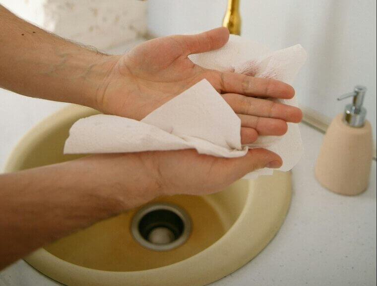 Washing and Reusing Paper Towels
