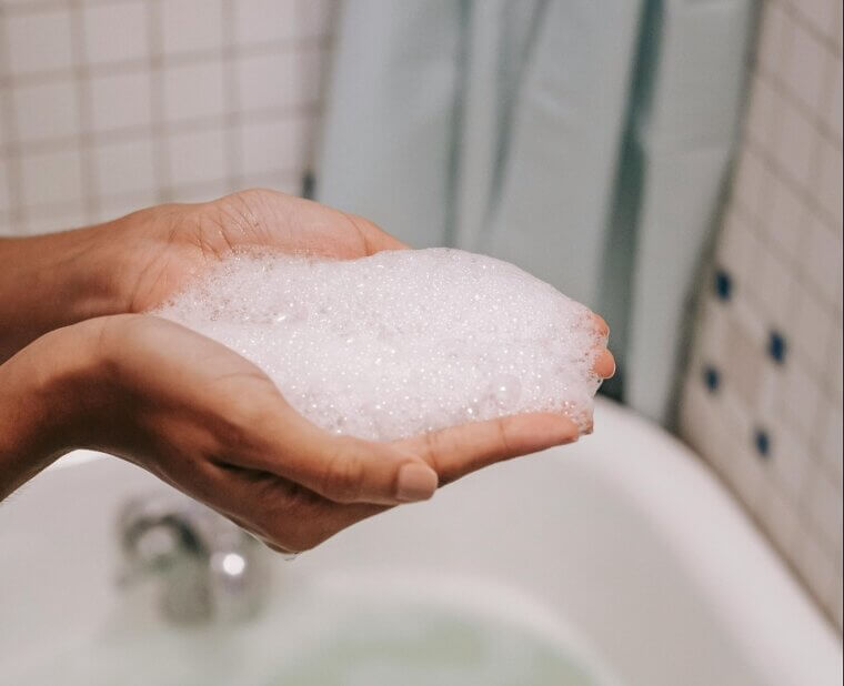 Diluting Shampoo or Soap