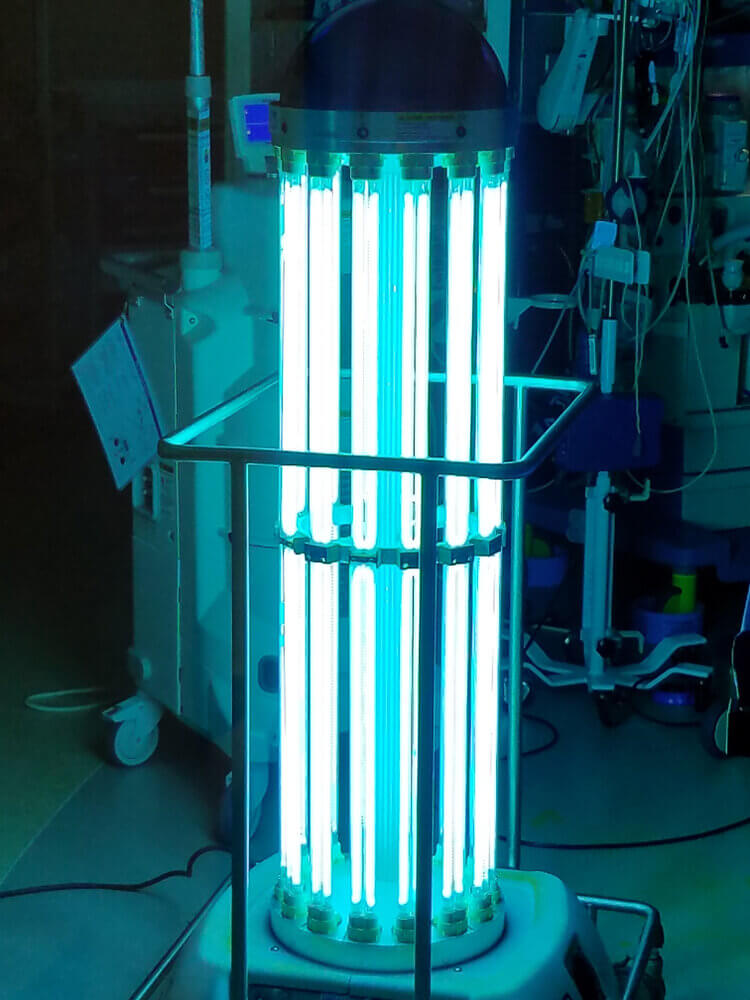 Integrated UV C Sterilization Compartment