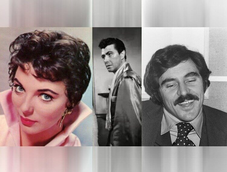 Joan Collins, Maxwell Reed, and Anthony Newley