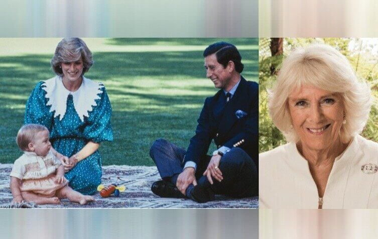 Prince Charles, Princess Diana, and Camilla Parker Bowles