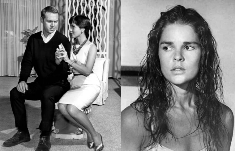 Steve McQueen, Neile Adams, and Ali MacGraw
