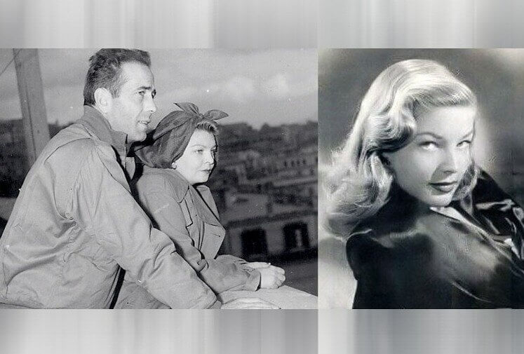 Humphrey Bogart, Mayo Methot, and Lauren Bacall