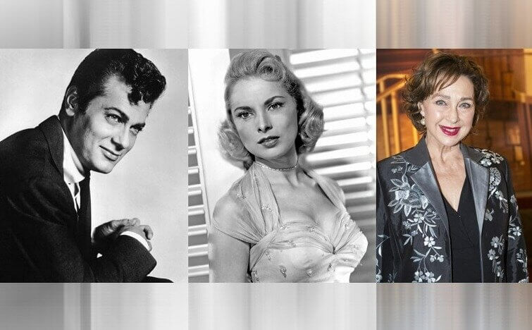 Tony Curtis, Janet Leigh, and Christine Kaufmann
