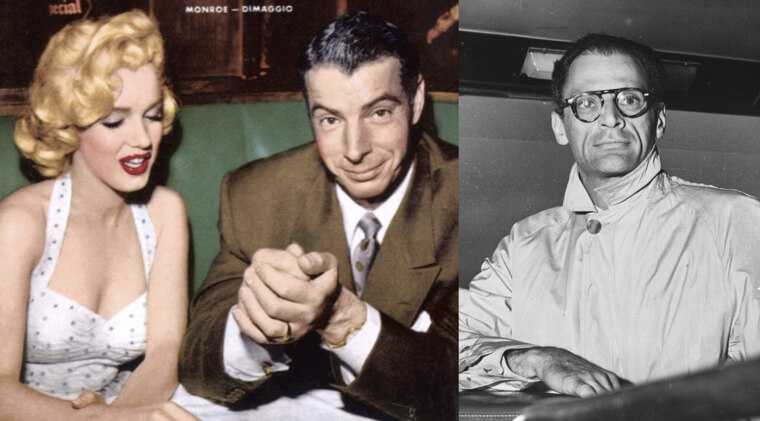 Marilyn Monroe, Joe DiMaggio, and Arthur Miller