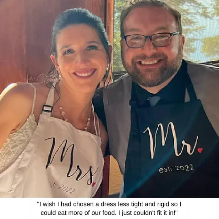 Choisis une taille de robe généreuse