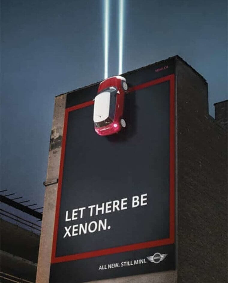 This Ad Uses Real Spotlights To Show Off