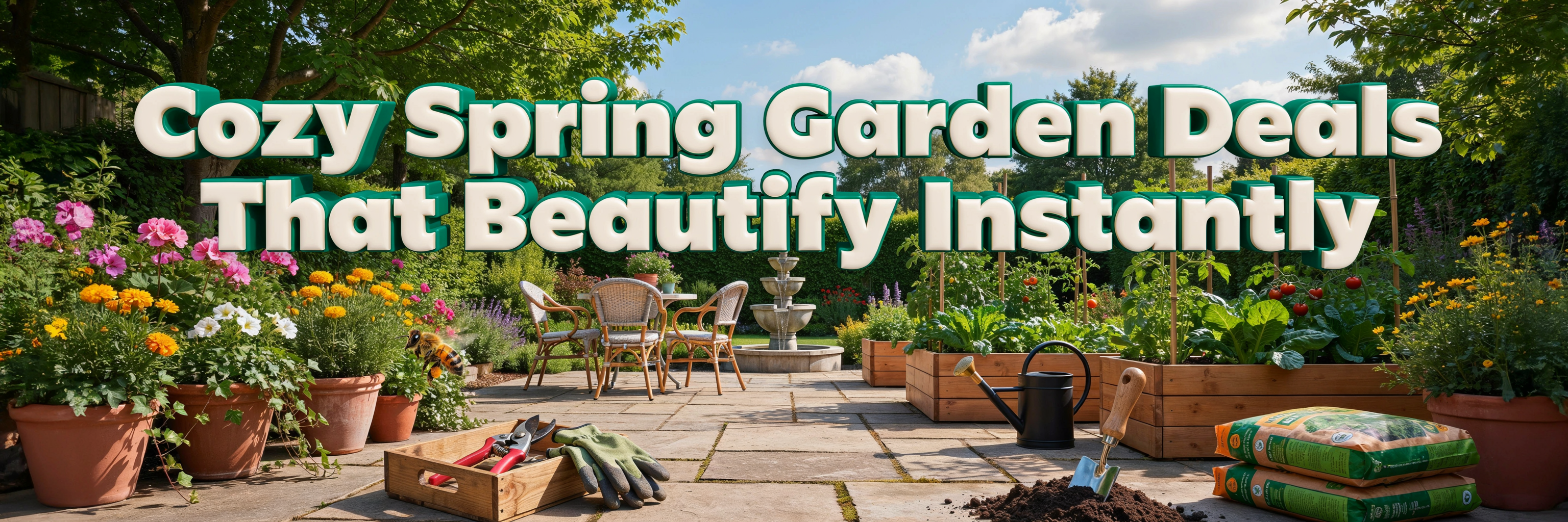 Refresh Your Outdoor Space With Unmissable Spring Garden Deals