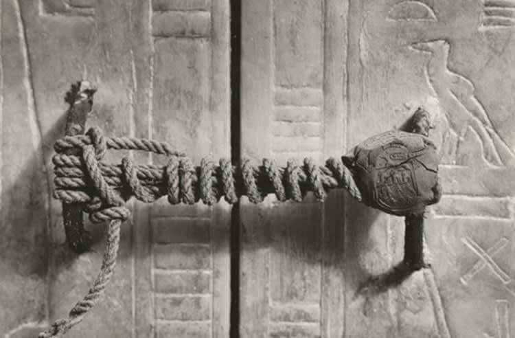 The Seal of Tutankhamun's Tomb, Unbroken for 3,245 Years, 1922