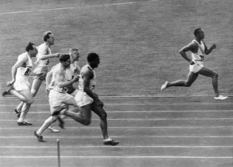 Jesse Owens Becomes a Track Legend, Winning 4 Olympic Gold Medals... in Nazi Germany, 1936