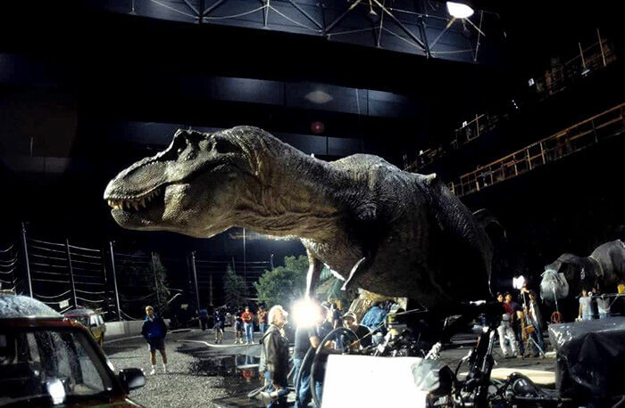 O T-Rex de "Jurassic Park"