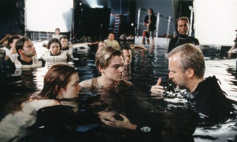 O Oceano Atlântico em "Titanic"