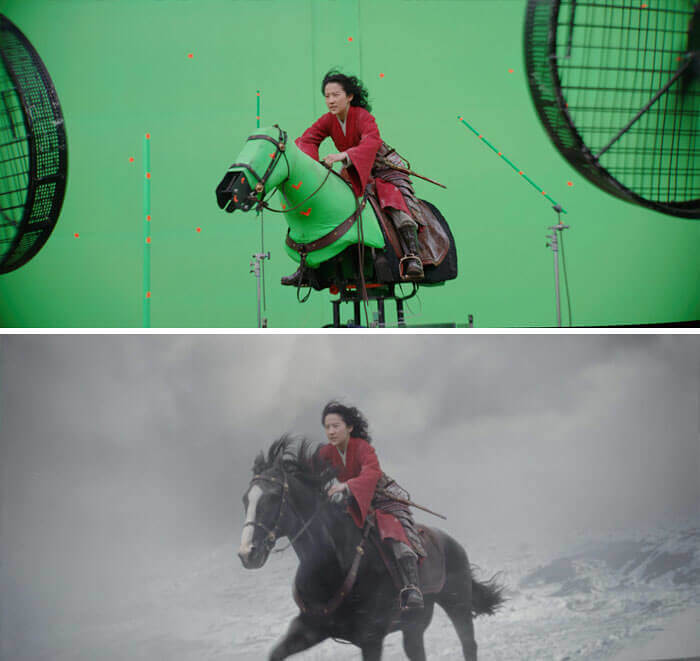 O cavalo de "Mulan" (2020)