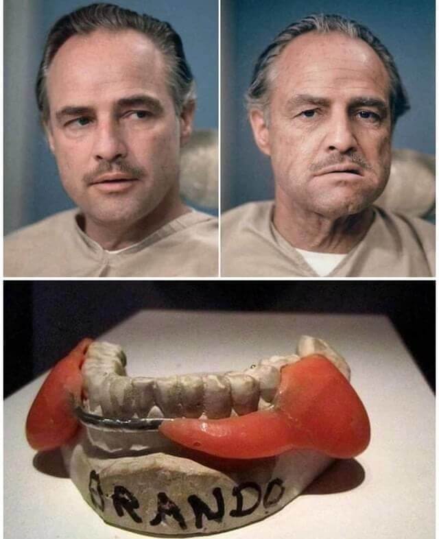 O maxilar do "Poderoso Chefão"