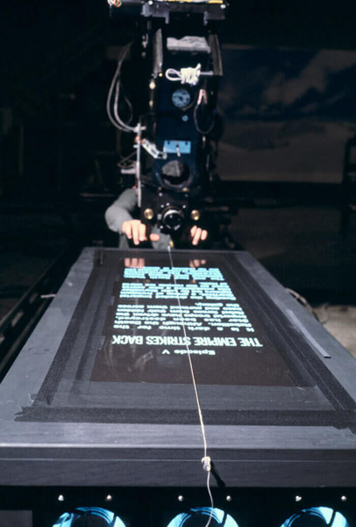 A sequência de abertura de "Star Wars"