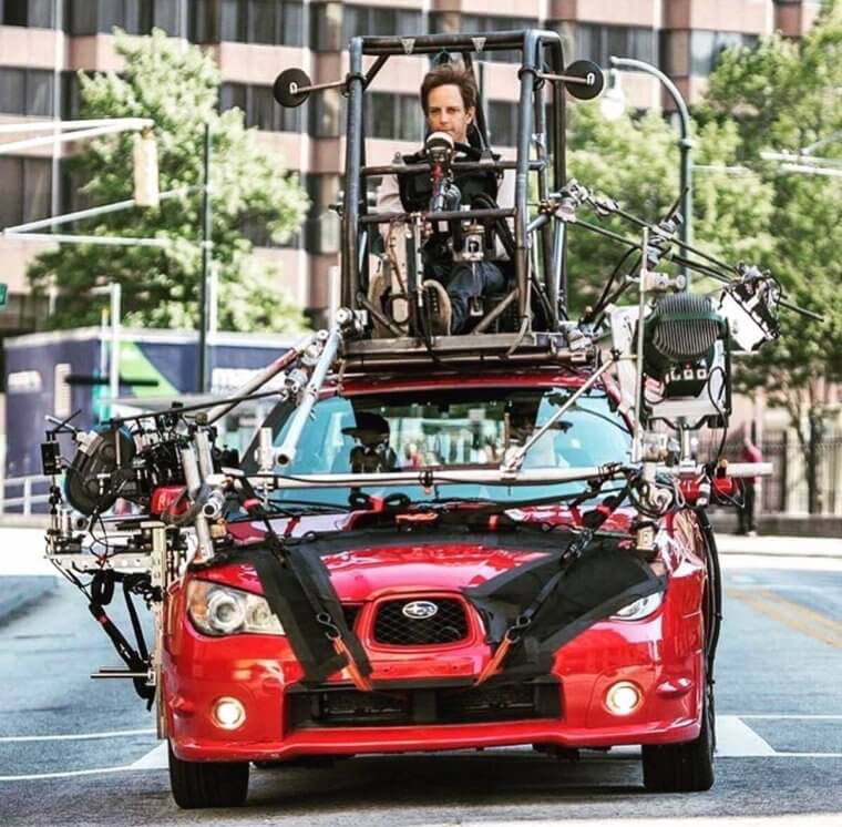 O verdadeiro motorista em "Ritmo de Fuga"