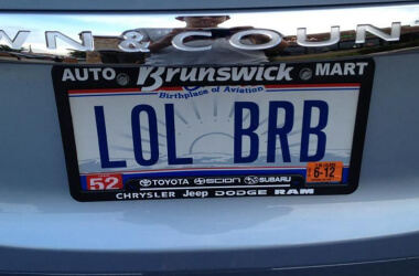 The Most Outrageous License Plates Ever Seen on U. S. Roads