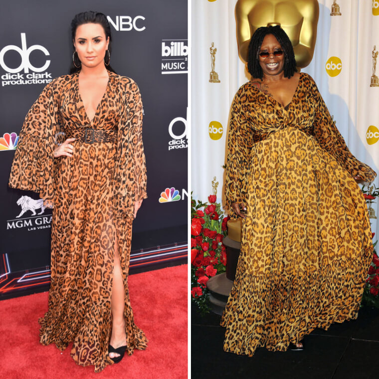 Demi Lovato et Whoopi Goldberg ont porté la même robe Dior à imprimé guépard