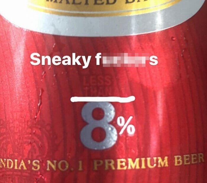 Eight Percent Alcohol... Or So You Thought