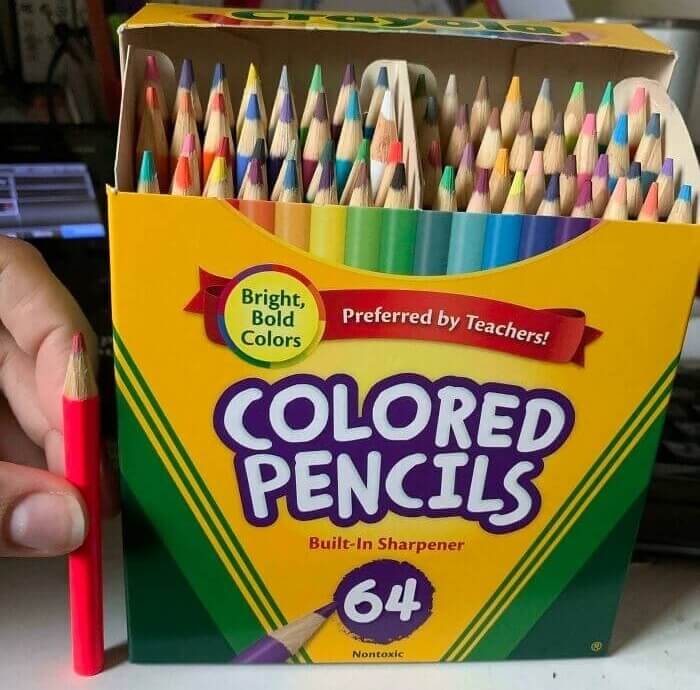 The Built-In Sharpener Can Make Them Even Smaller