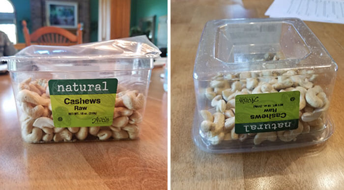 They Wondered Why Their Hand Instantly Hit The Bottom Of The Container