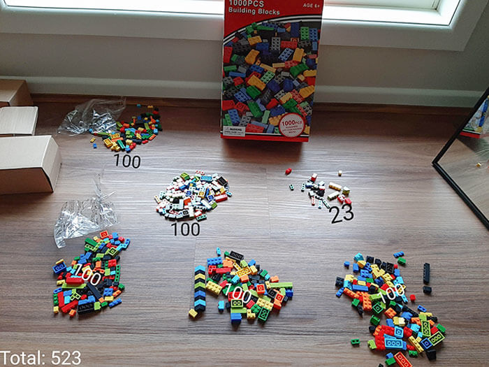 The Box May Say 1,000 Pieces, But It Actually Only Has 523