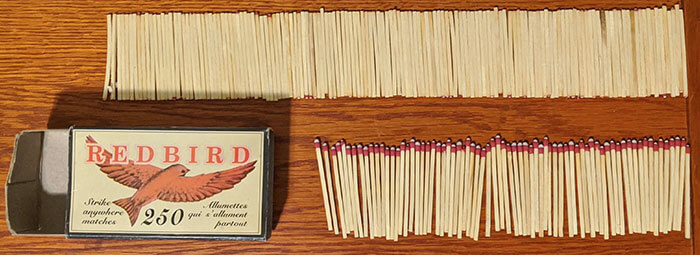 This Box Of Mostly Sticks With A Few Matches In It