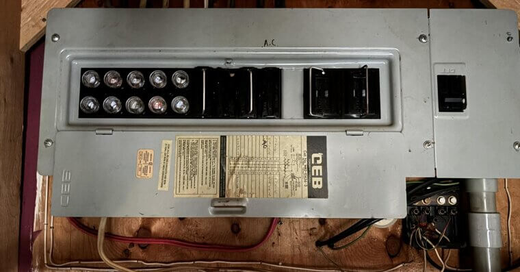 Outdated Electrical Panel