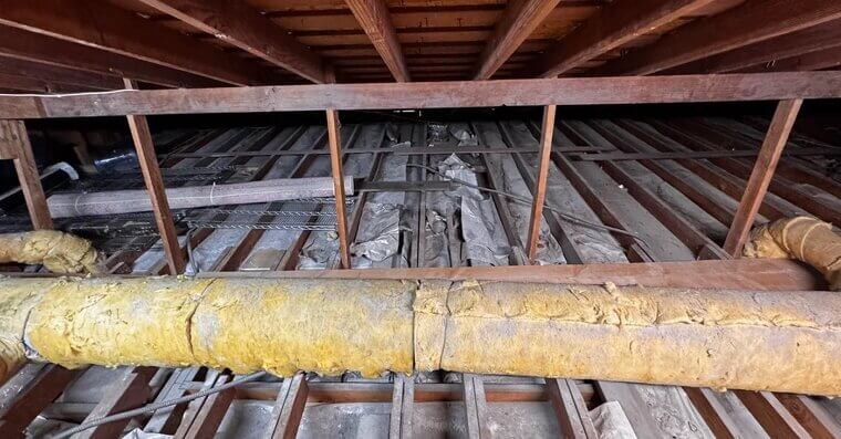Non-Insulated Attic