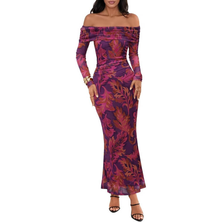 MEROKEETY Floral Maxi Dress: Perfect for Weddings & Date Nights - Don’t Miss the 40% Discount!