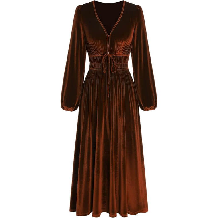 ZAFUL Velvet Dress - Perfect for Fall Parties and Weddings - Enjoy 17% Off!