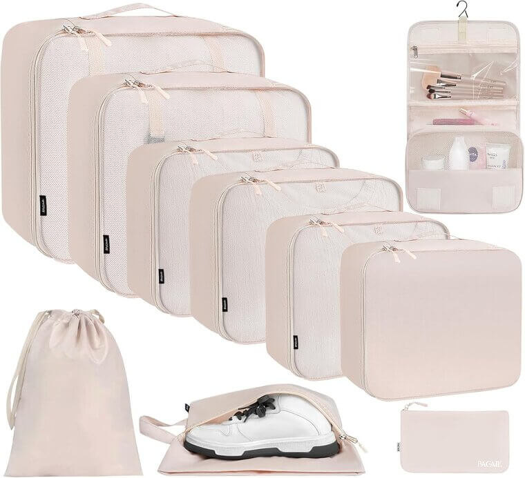 BAGAIL Packing Cubes - Organize Your Travel Gear Effortlessly - Now 25% Off!